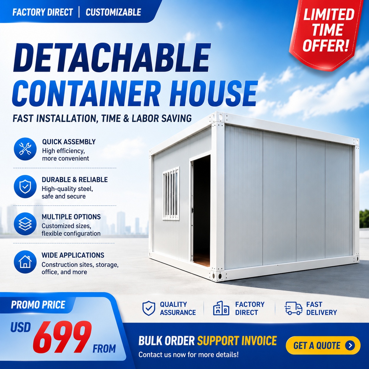 New Arrival | Detachable Container House